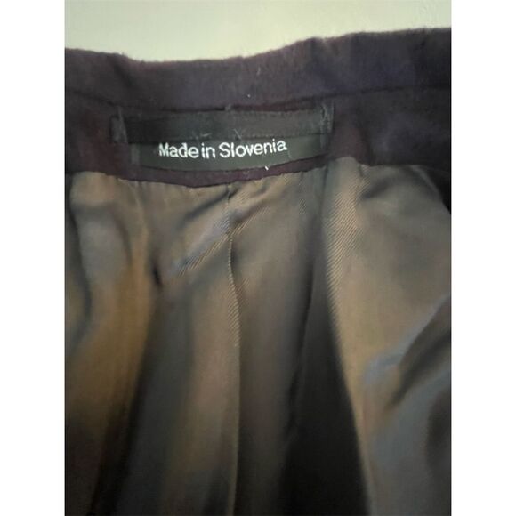 Cavelli Men's Angora and Wool Brown Three-Button Blazer Size 40 Business - Picture 12 of 14